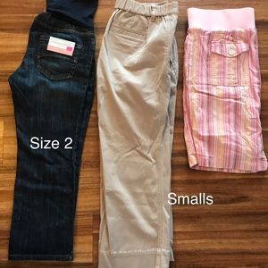 Bundle of Maternity Capri’s & shorts